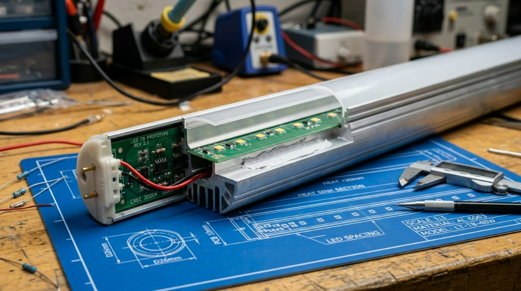 10mm PCBతో LED T8 ట్యూబ్ హౌసింగ్‌కు 2026 అల్టిమేట్ గైడ్: థర్మల్ డేటా, 3D CAD & UL వర్తింపు